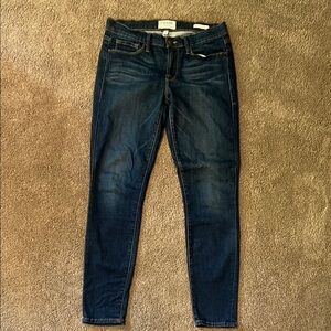 Frame Denim Dark Blue Women's Skinny Jeans